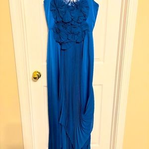 BCBGMAXAZRIA Royal Blue Floor Length Dress Size 10 Formal, Wedding, Prom